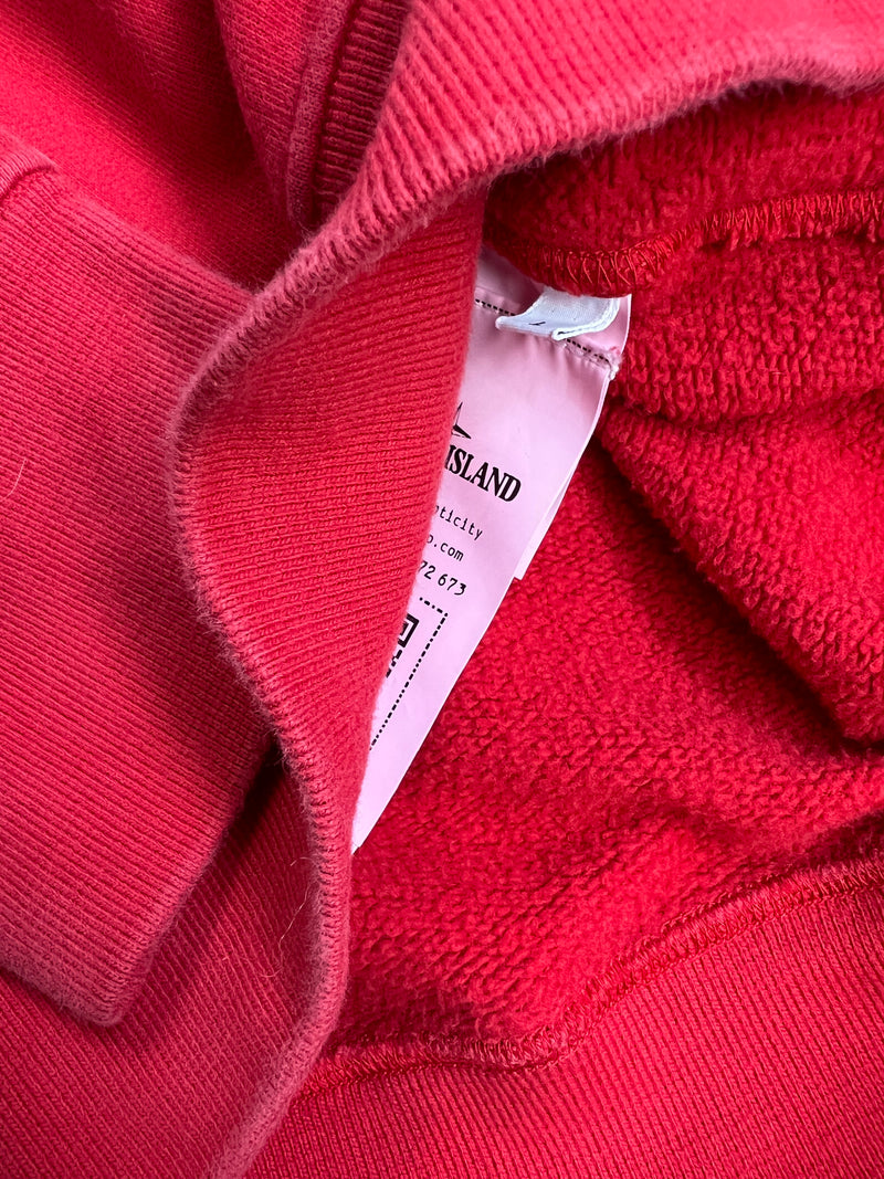 Stone island 2022 red 1/4 zip jumper