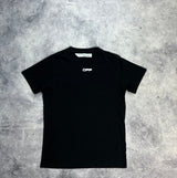 Off-white airport tape black tee