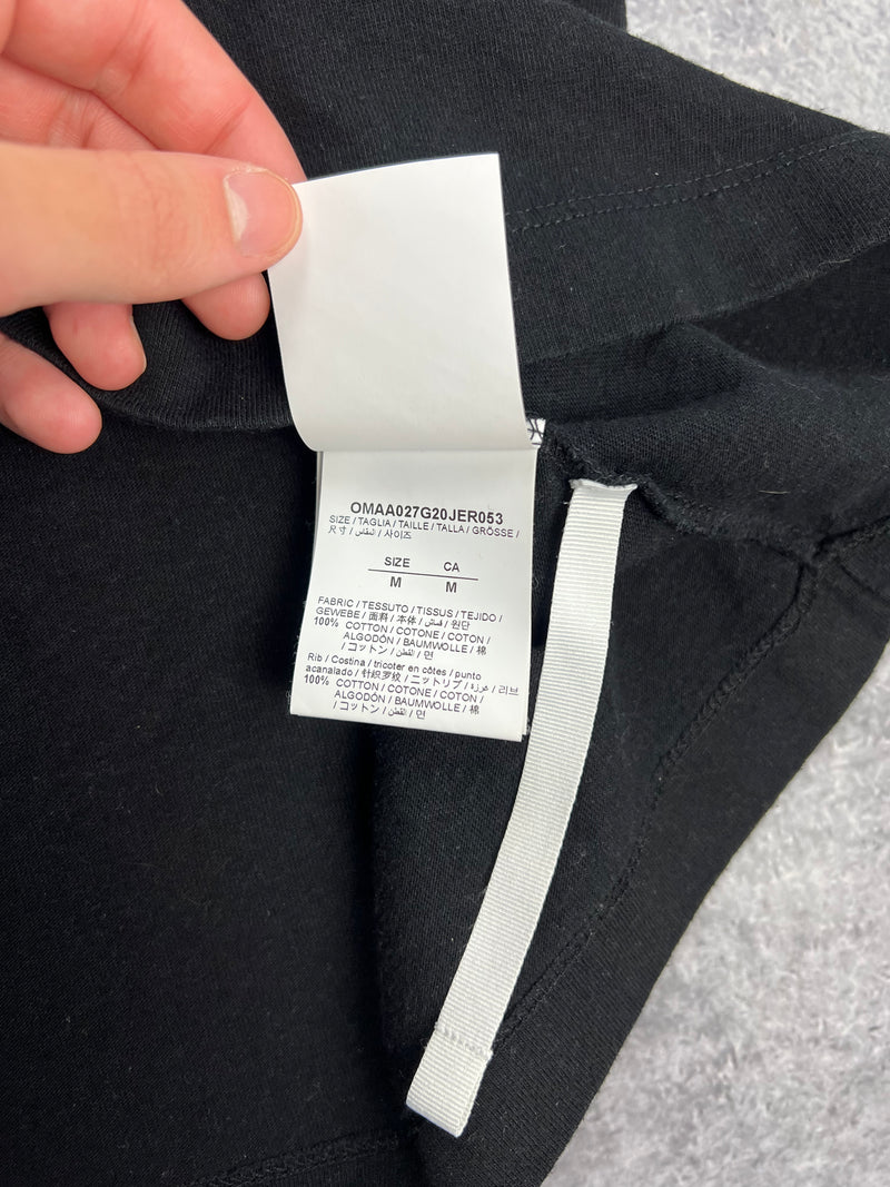 Off-white airport tape black tee